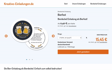 Schritt 2 - Wieviele Einladungen möchtest du?