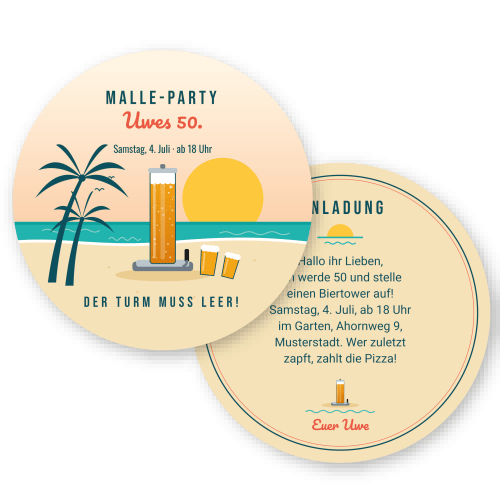 Biertower – Mallorca-Party