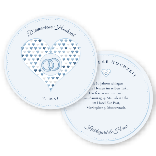 Diamantherz – Diamantene Hochzeit