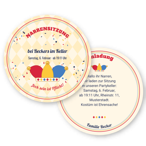 Narrenkappe – Karneval & Fasching