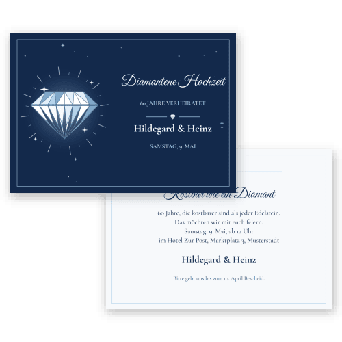 Brillant – Diamantene Hochzeit