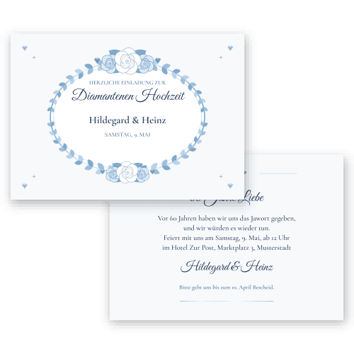 Diamantrosen – Diamantene Hochzeit