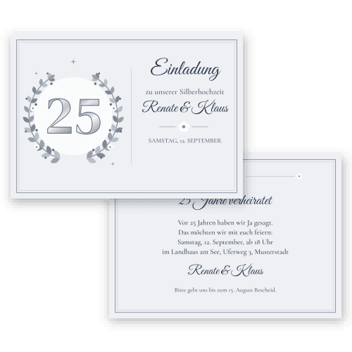 Silberkranz – Silberhochzeit