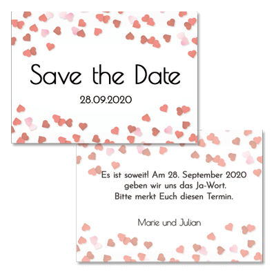 Love | Save the Date Karte Einladungskarten
